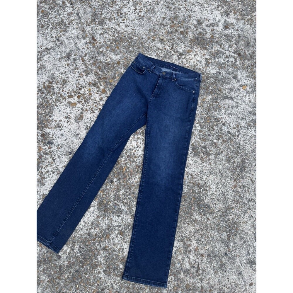 Mott & Bow MensJeans Size 30x32 Blue Denim Straight Leg